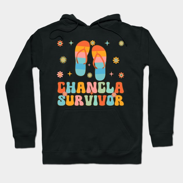 Chancla Survivor Groovy La Chancla Spanish Mexican Hispanic Hoodie by Alex21